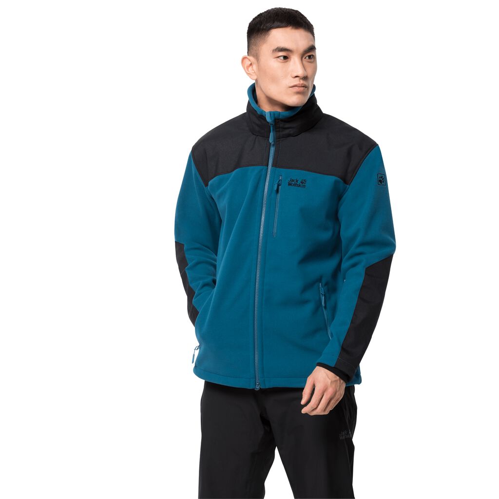 Jack Wolfskin BLIZZARD Vestes Homme Bleu Foncé - YEKXJMP-98